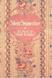 Front cover of Silent September by Joyce Landorf Heatherley