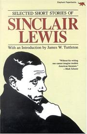Front cover of Selected short stories of Sinclair Lewis by Sinclair Lewis