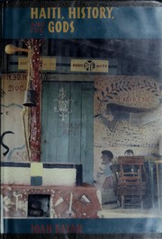 Cover of Haiti, history, and the gods by Joan Dayan