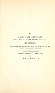 Front cover of The cause of the United States against the rebel confederacy by Wilson, William