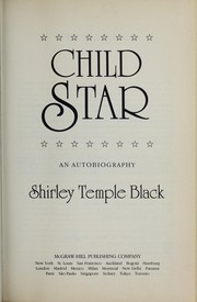 Cover of Child Star by Shirley Temple