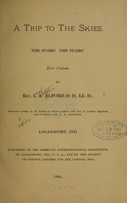 Front cover of A trip to the skies by Loyal Adolphus Alford