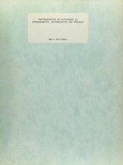 Front cover of Photochemistry of nitramines II stoichiometry, intermediates and products by Harry Whittaker