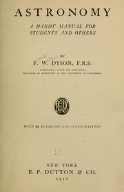 Cover of Astronomy by Frank Watson Dyson