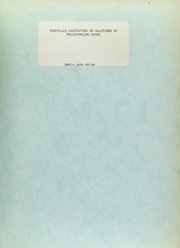 Front cover of Propeller caviation in solutions of polyethylene oxide by Robin John White