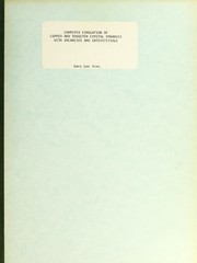 Front cover of Computer simulation of copper and tungsten crystal dynamics with vacancies and interstitials by Gary Lee Vine