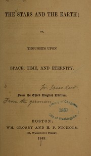 Front cover of The stars and the earth by Felix Eberty