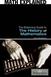 Front cover of The Britannica guide to the history of mathematics by Erik Gregersen