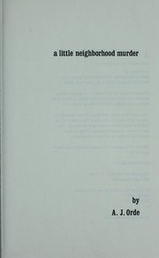 Front cover of A Little Neighbourhood Murder by Sheri S. Tepper