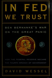 Cover of In Fed we trust by David Wessel