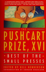 Cover of The Pushcart Prize XVI, 1992 by Bill Henderson