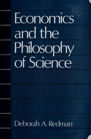 Front cover of Economics and the philosophy of science by Deborah A. Redman