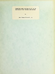 Front cover of Formation cross section of H(2)+ in the reaction of fast protons and methane by John Thomas Mitchell