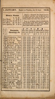 Cover of Calculations for an almanac for the year of our Lord 1856 by Samuel Hart Wright