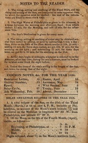 Front cover of Poor Wills almanac, for the year 1838 by William Collom
