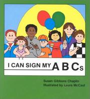 Front cover of I can sign my ABCs by Susan Gibbons Chaplin