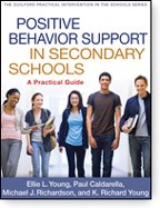 Front cover of Positive behavior support in secondary schools by Ellie L. Young
