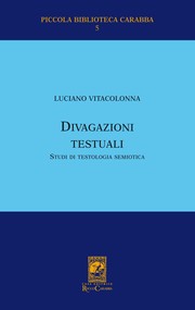 Front cover of Divagazioni testuali by Luciano Vitacolonna