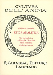 Front cover of Etica Analitica by Giuliana Di Biase