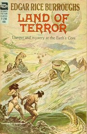 Front cover of Land of terror by Edgar Rice Burroughs