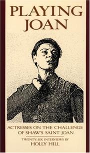 Cover of Playing Joan by Holly Hill