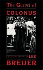 Cover of The Gospel at Colonus by Lee Breuer