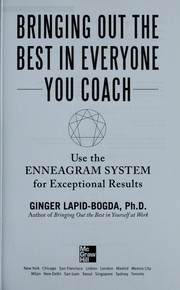 Cover of Bringing out the best in everyone you coach by Ginger Lapid-Bogda