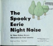 Front cover of The spooky eerie night noise by Mona Rabun Reeves