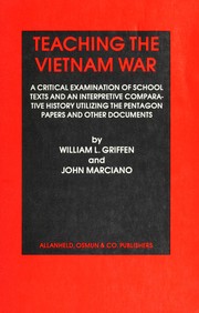 Cover of Teaching the Vietnam War by William L. Griffen
