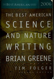 Front cover of The best American science and nature writing, 2006 by Brian Greene