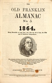Front cover of The old Franklin almanac no. 5, for 1864 by Haslett & Winch