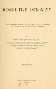 Front cover of Descriptive astronomy by Forest Ray Moulton