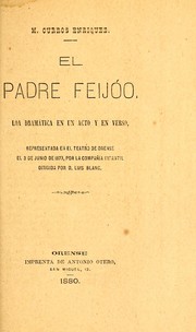 Front cover of El padre Feijóo by Manuel Curros Enríquez