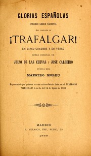 Cover of Glorias españolas by Moreu composer