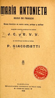 Cover of María Antonieta, reina de Francia by Paolo Giacometti