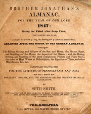 Front cover of Brother Jonathan's almanac, for the year of our Lord 1847 by Seth Smith