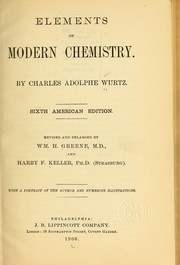 Cover of Elements of modern chemistry by Charles Adolphe Wurtz