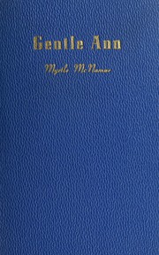 Cover of Gentle Ann by Myrtle McNamar