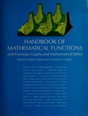 Cover of Handbook of mathematical functions with formulas, graphs, and mathematical tables by Milton Abramowitz