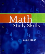 Cover of Math study skills by Alan Bass