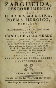 Front cover of Zargueida by Medina e Vasconcellos, Francisco de Paula