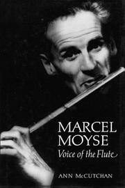 Cover of Marcel Moyse by Ann McCutchan