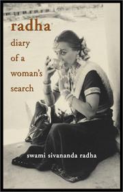 Front cover of Radha, diary of a woman's search by Radha Swami Sivananda