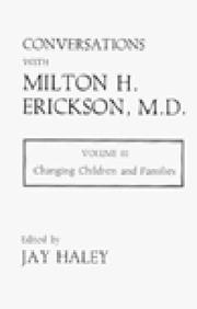 Front cover of Conversations With Milton H. Erickson, MD by Milton H. Erickson
