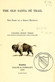 Cover of The old Santa Fé trail by Henry Inman
