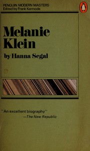 Cover of Melanie Klein by Hanna Segal