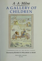 Front cover of A gallery of children by A. A. Milne