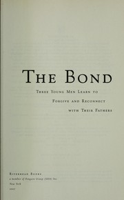Cover of The bond by Sampson Davis
