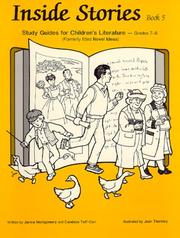 Front cover of Inside Stories, Book 5 - Study Guides for Children's Literature by Janice Montgomery
