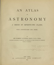 Front cover of An atlas of astronomy by Sir Robert Stawell Ball